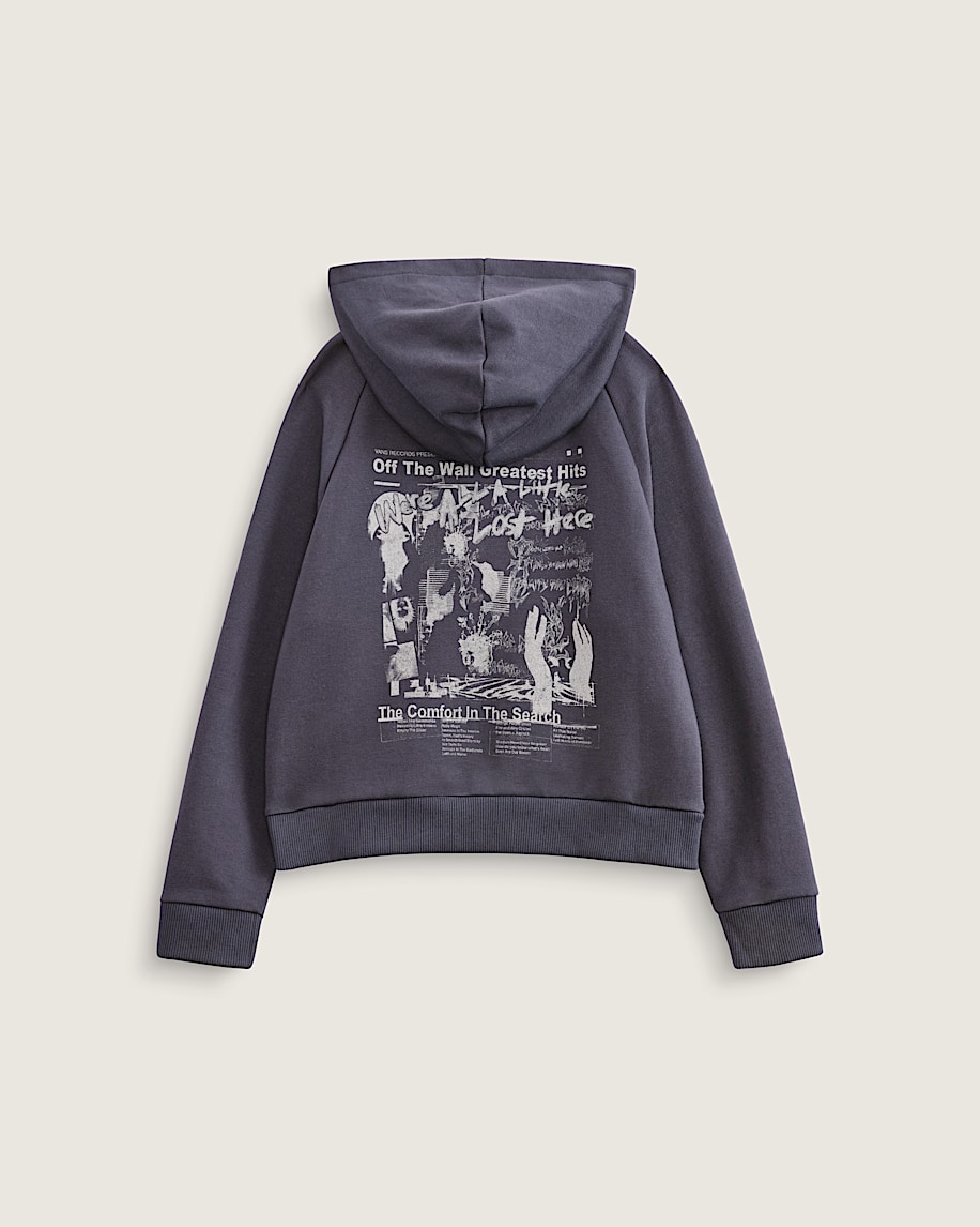 Kids Greatest Hits Zip Hoodie VANS Asphalt Grey HERO