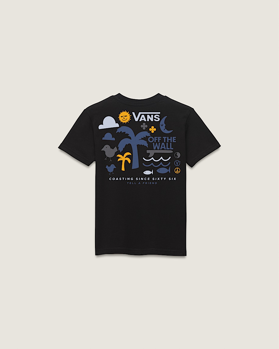 Little Kids Shore View TShirt VANS Black HERO