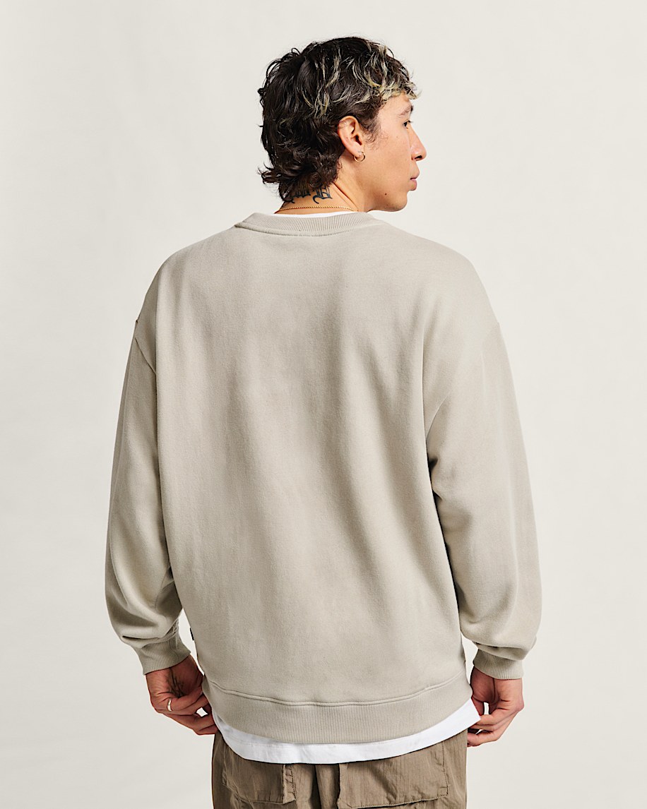 Photo Neverlasting Crew Sweatshirt VANS London Fog Grey ALT2