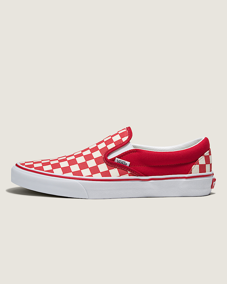 Customs Classic SlipOn Checkerboard Wide Shoe VANS Customs HERO