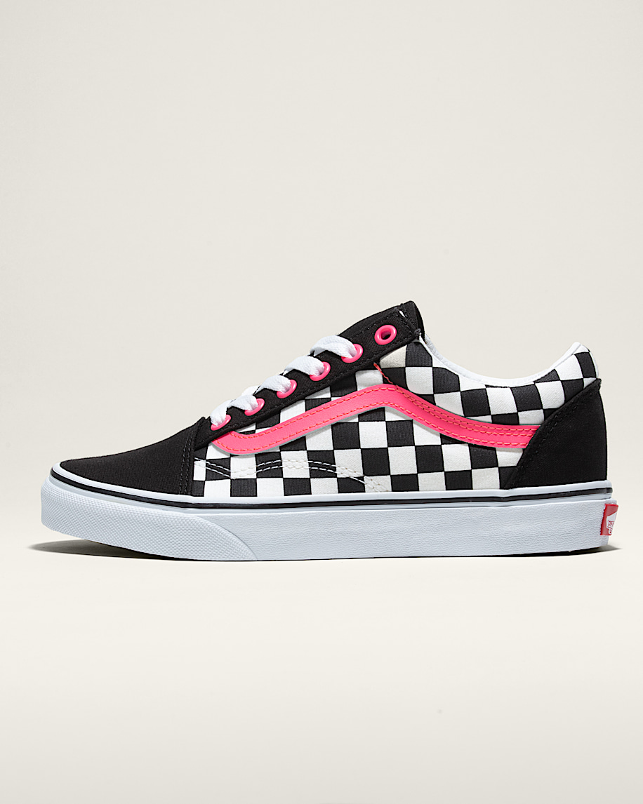 Customs Old Skool Checkerboard Shoe VANS Customs HERO