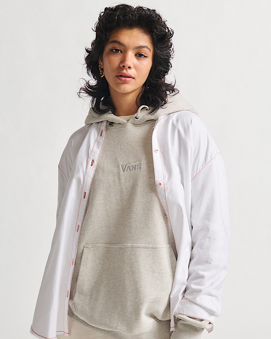 Gillian Button Up Shirt VANS White ALT4