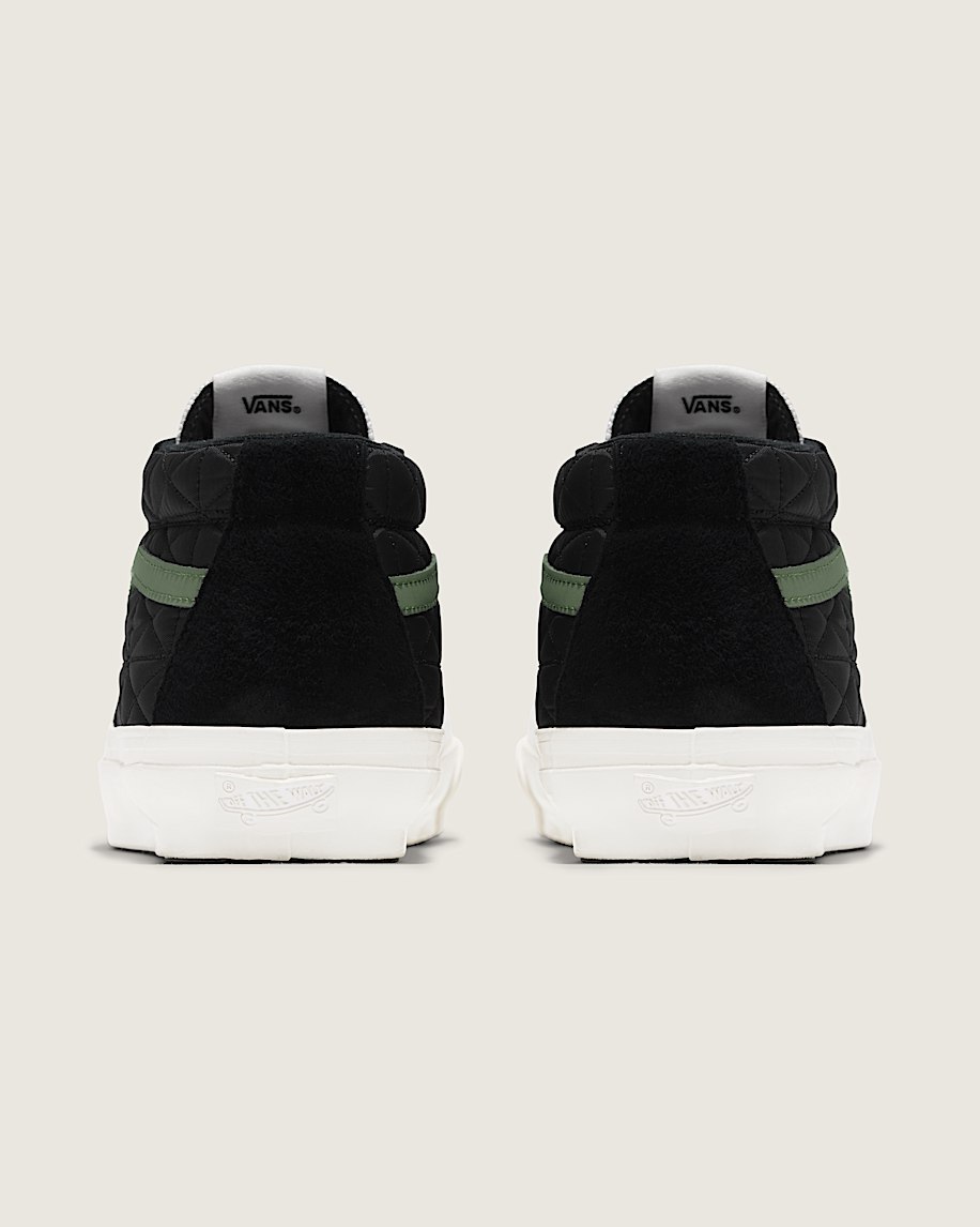 Premium Sk8Mid Shoe VANS Black  Green ALT3