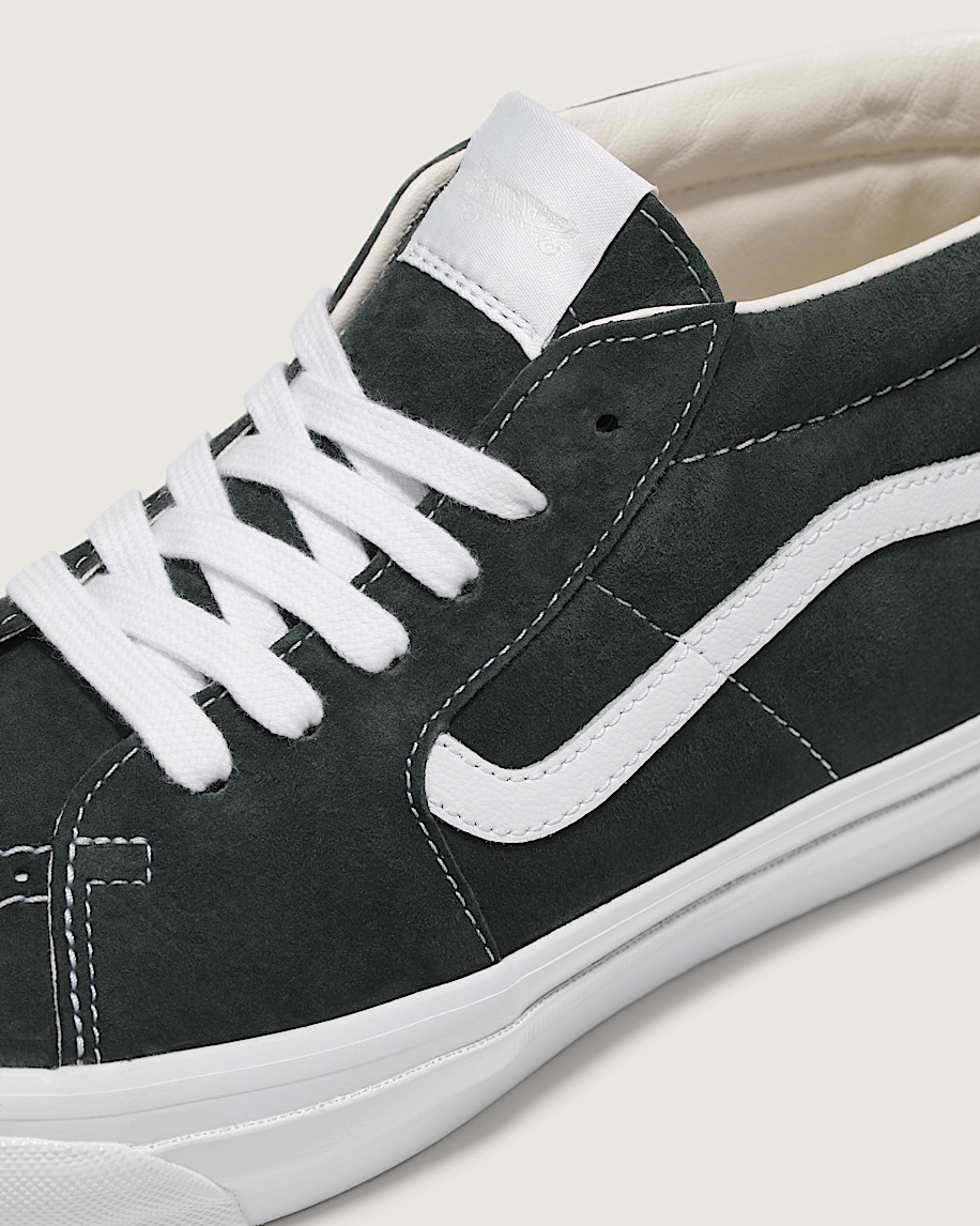 Premium Sk8Mid Suede Shoe VANS Scarab Green  Black ALT5