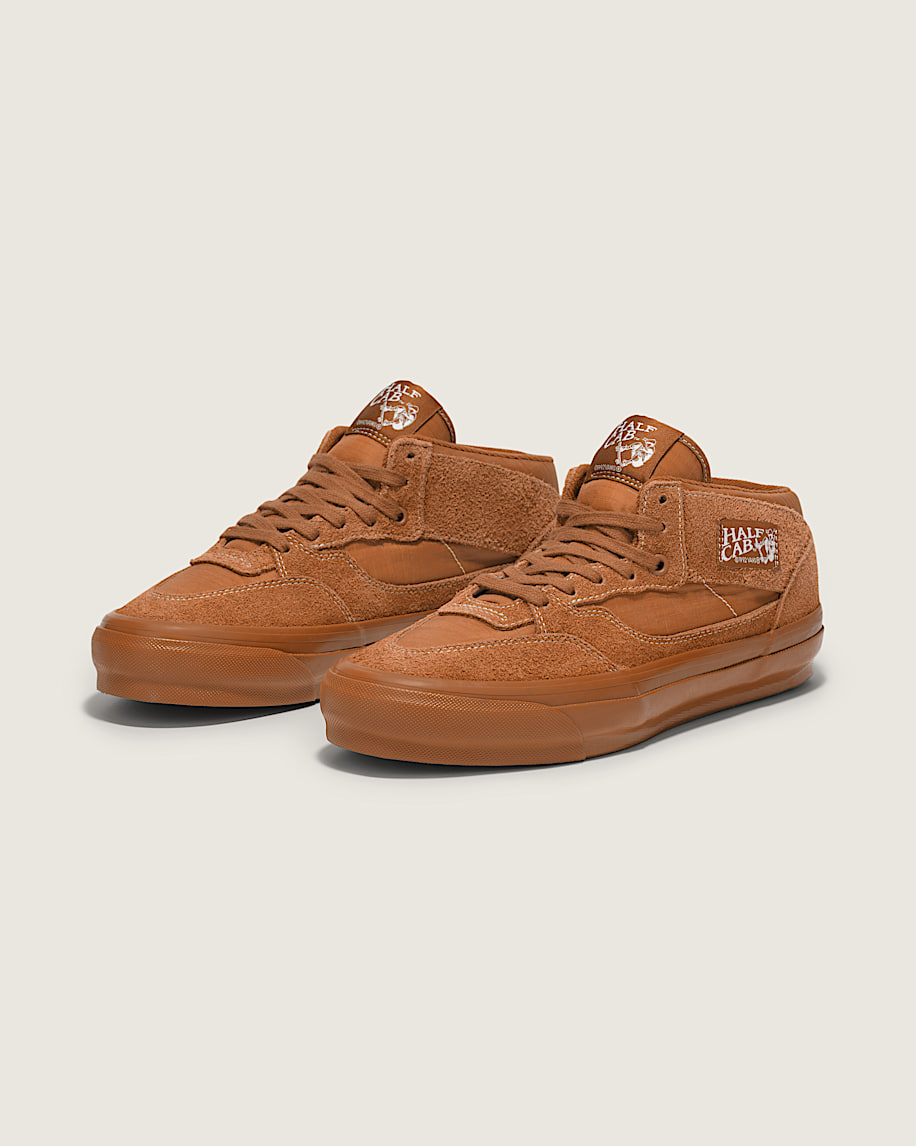 Premium Half Cab Suede Shoe VANS Glazed Ginger Brown ALT1