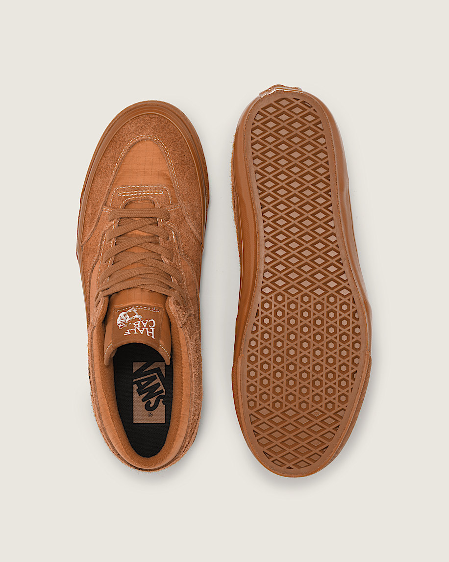 Premium Half Cab Suede Shoe VANS Glazed Ginger Brown ALT2