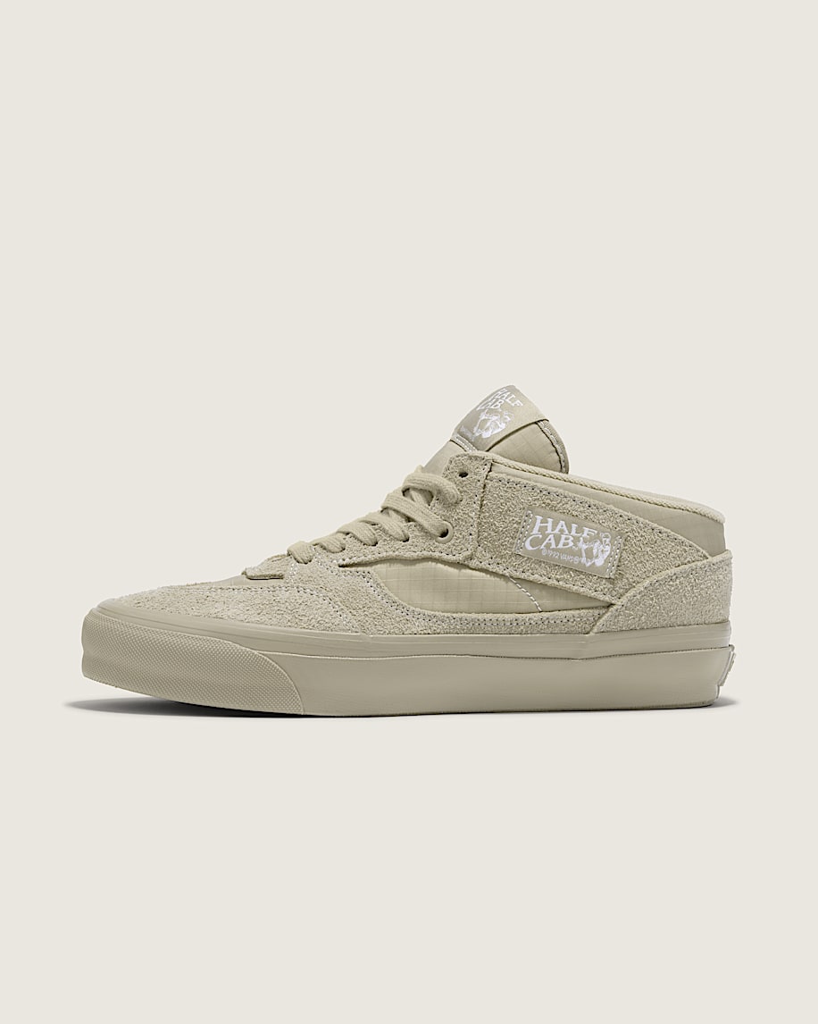 Premium chaussure Half Cab en sude VANS Beige Tan Elm HERO