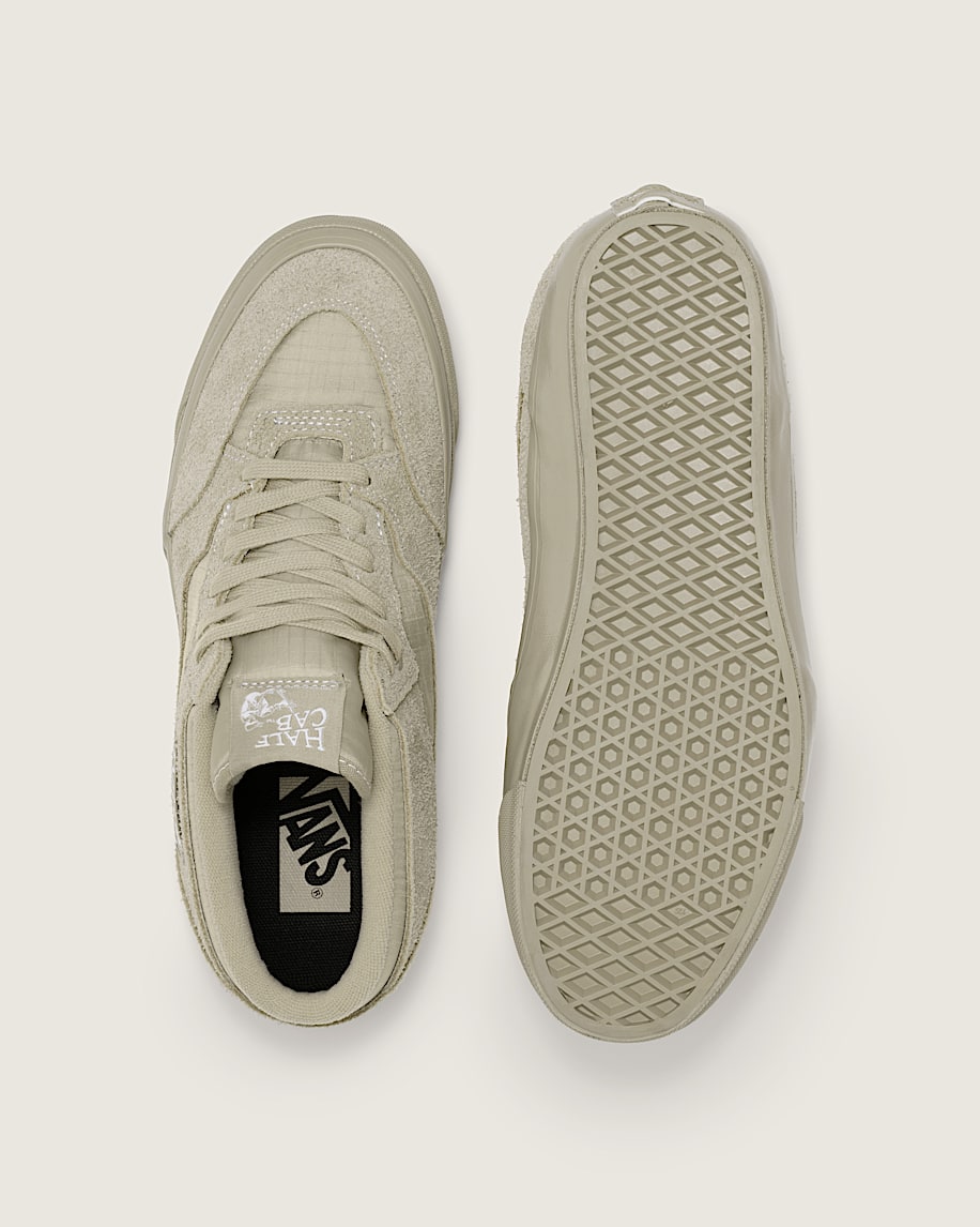 Premium chaussure Half Cab en sude VANS Beige Tan Elm ALT2