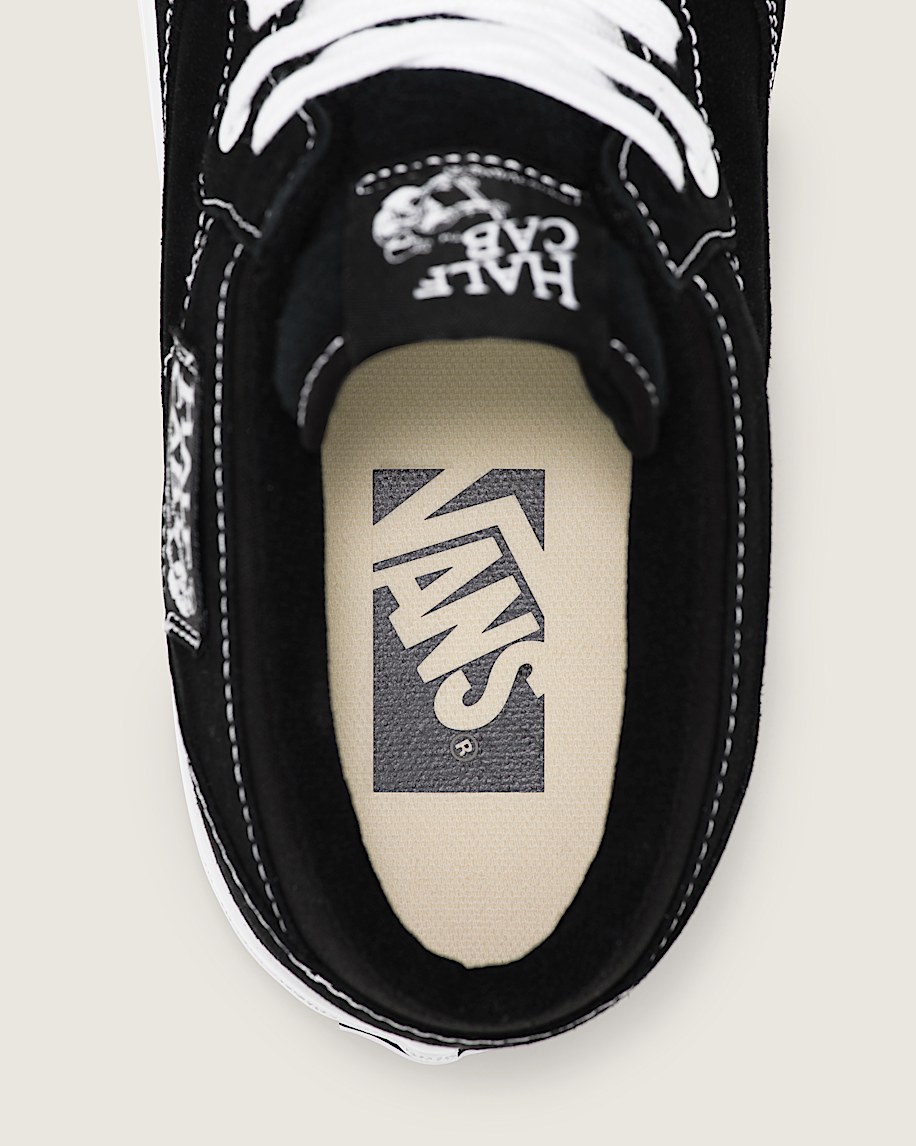 Premium Half Cab Shoe in Black / White | Vans