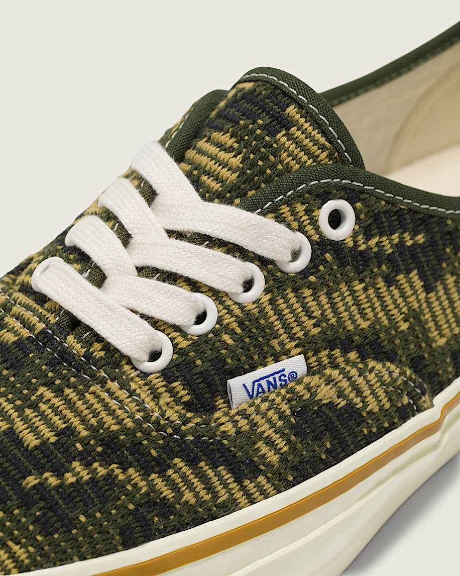 Premium Authentic Shoe in Antique Gold / Green | Vans