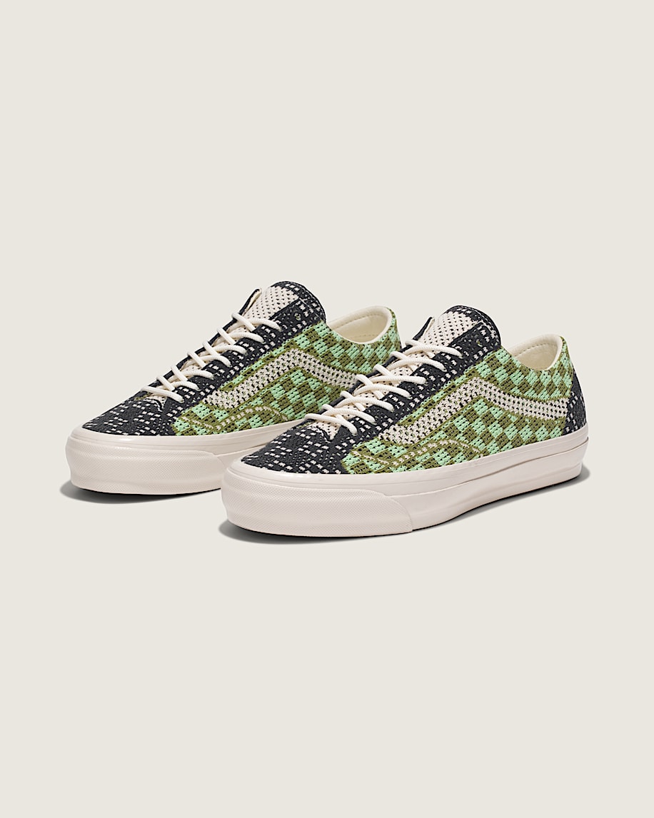 OTW Old Skool 36 Engineered Knit VANS Tap Shoe Green ALT1
