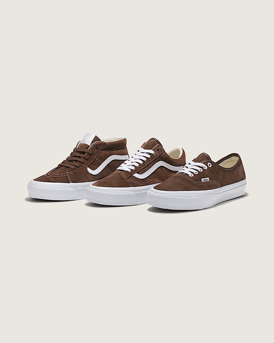 Premium Authentic Suede Shoe in Potting Soil Brown | Vans