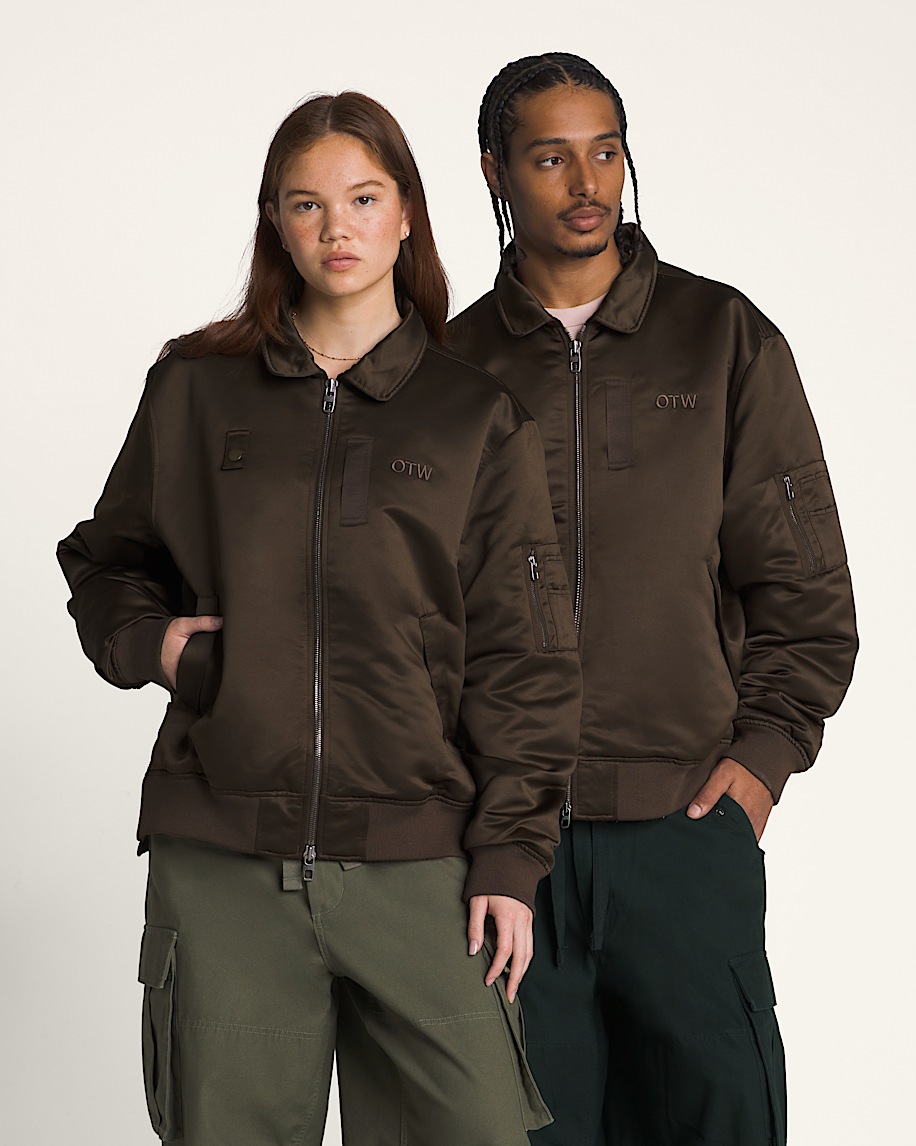 OTW Satin Bomber Jacket - 5