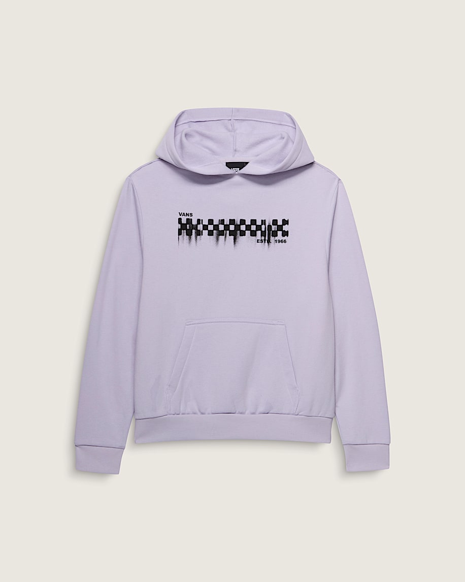 Kids Checkerboard Drip Hoodie - 1