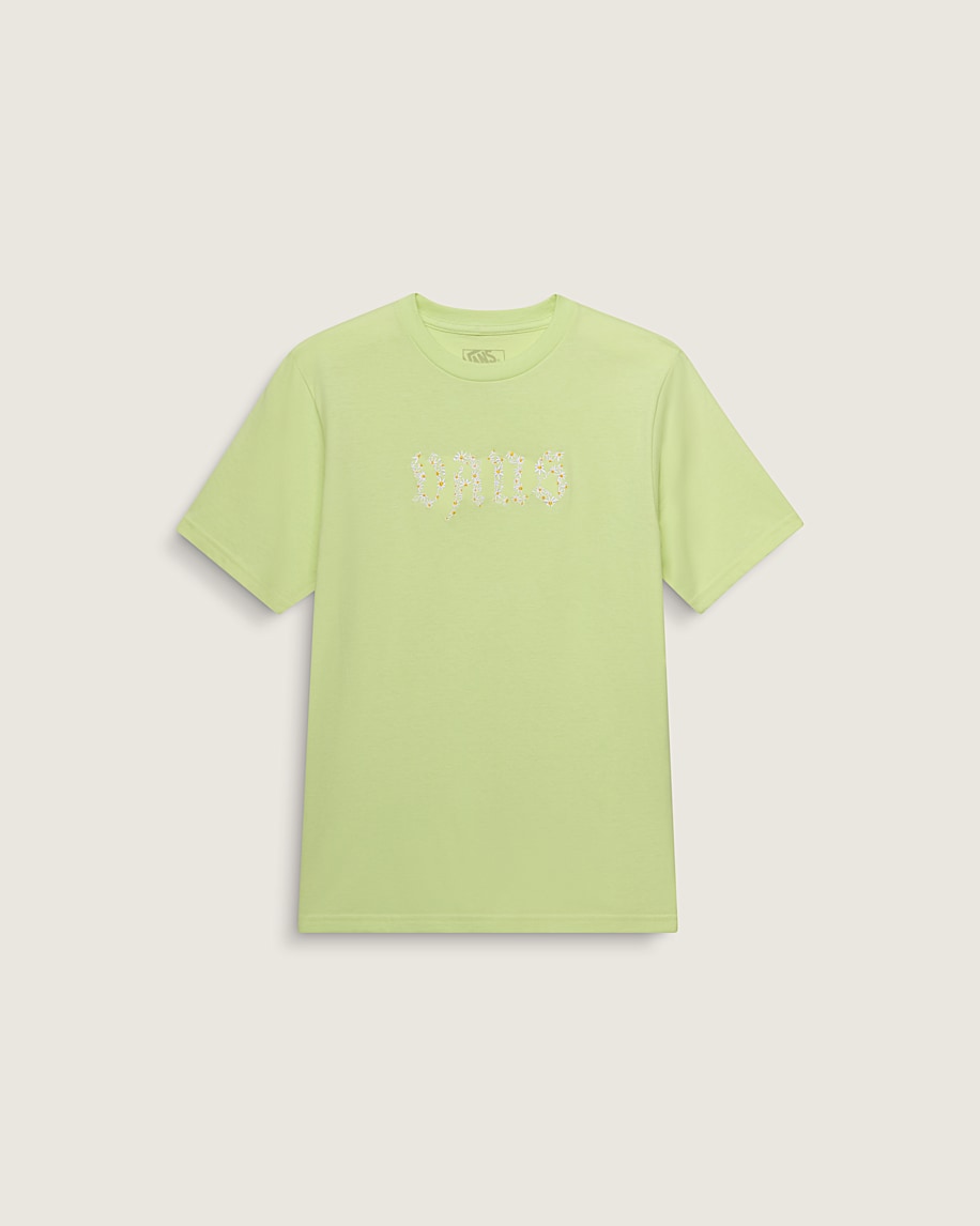Kids Daisy Break TShirt VANS Shadow Lime Green HERO