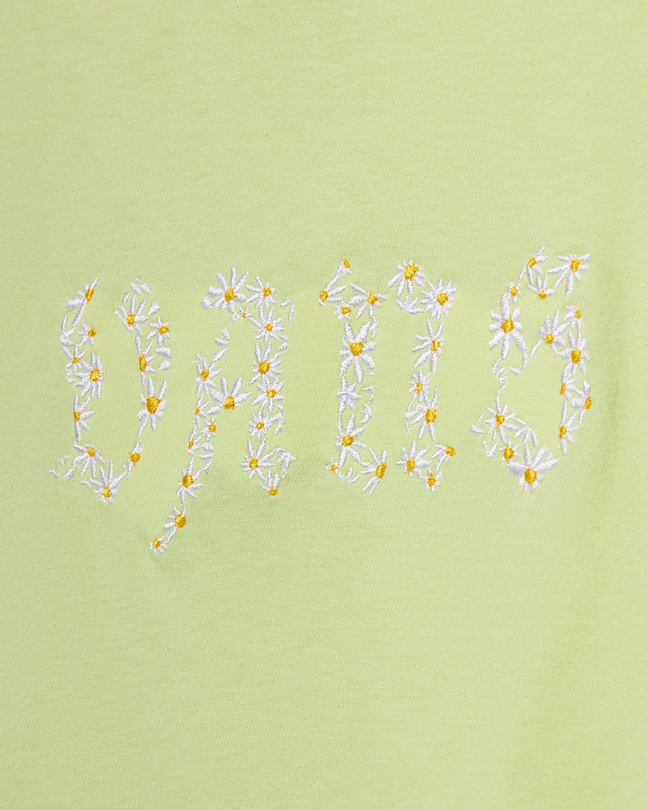 Kids Daisy Break TShirt VANS Shadow Lime Green ALT1
