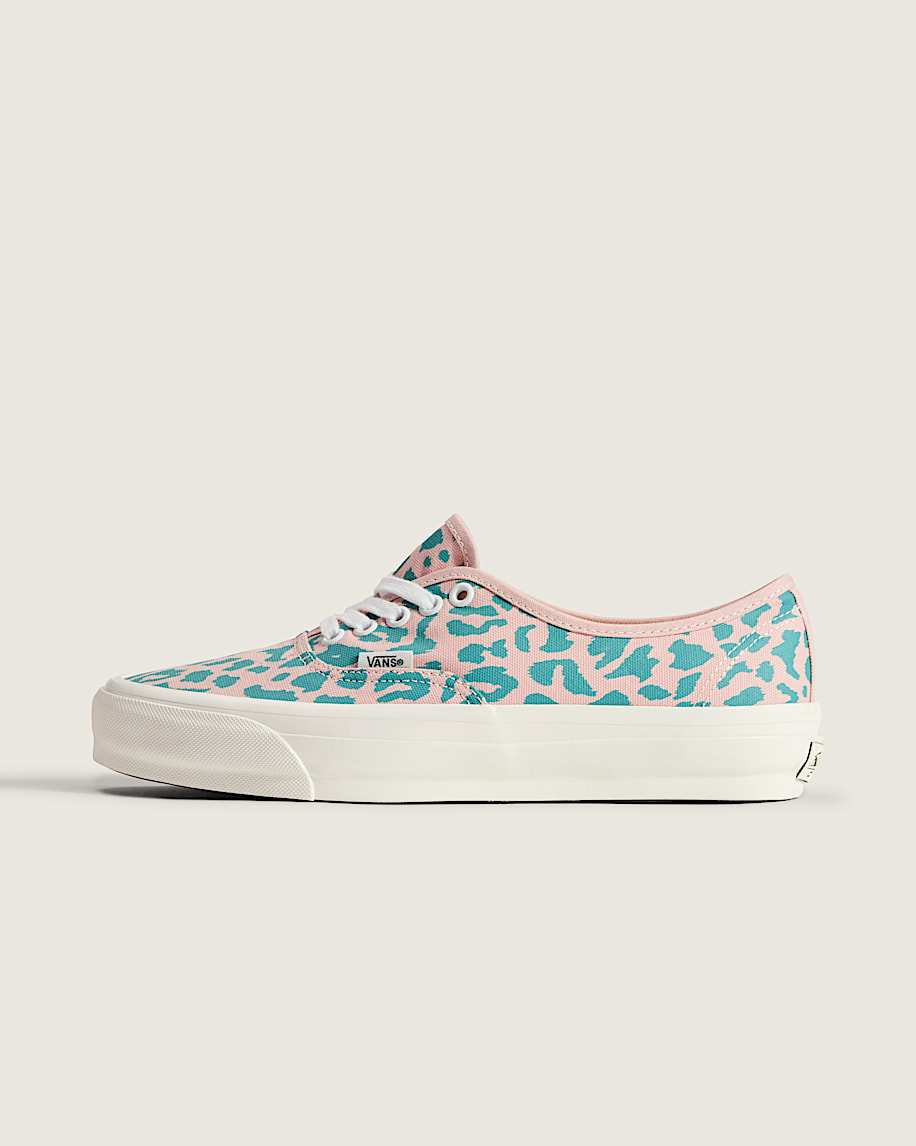 Premium Authentic Shoe VANS Cheetah Sepia Rose Pink  Blue HERO