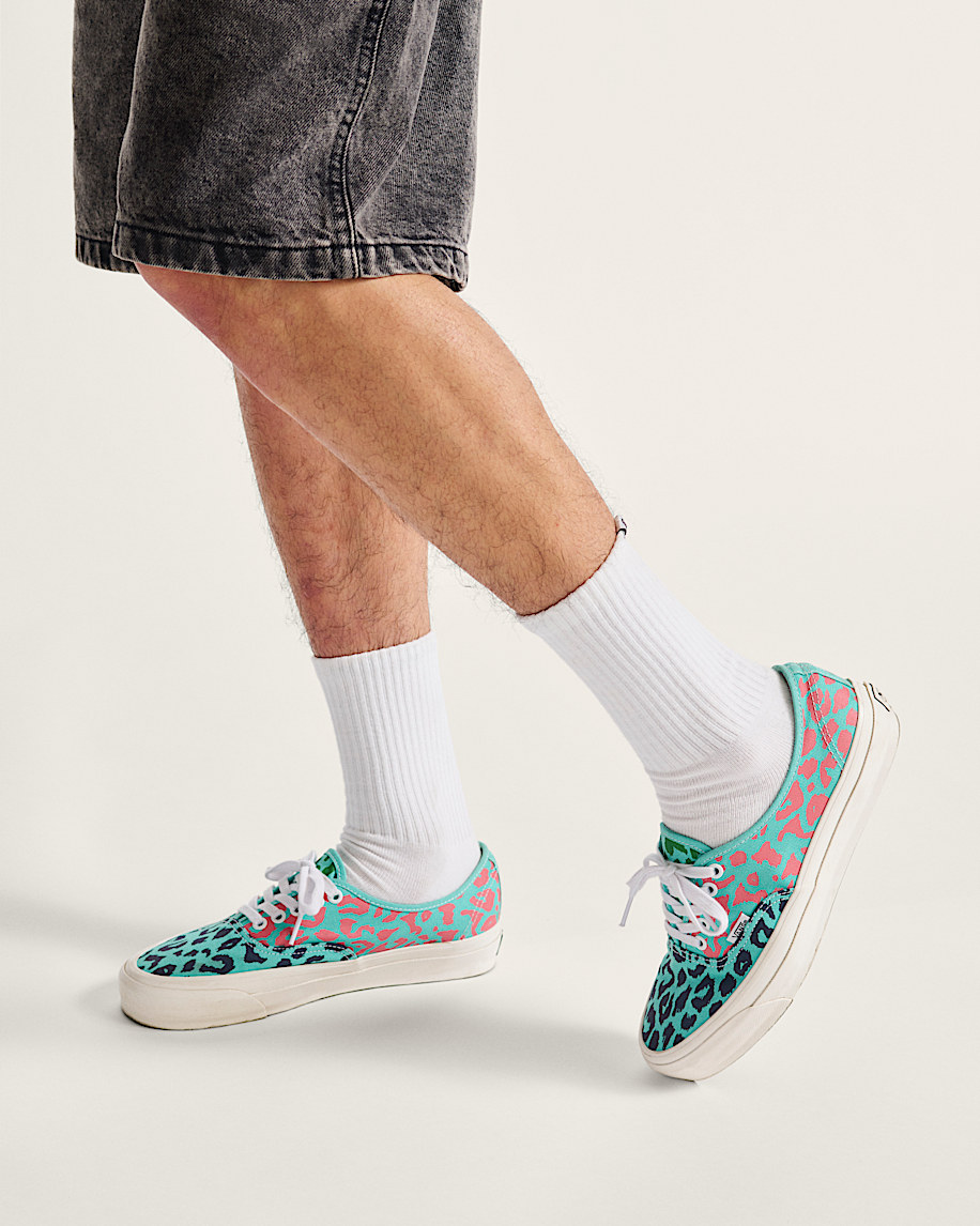 Premium Authentic Shoe VANS Cheetah Pool Blue ALT1