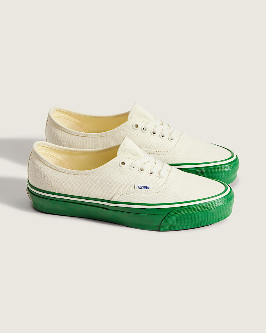Premium Authentic Duck Canvas Shoe VANS White  Green ALT3