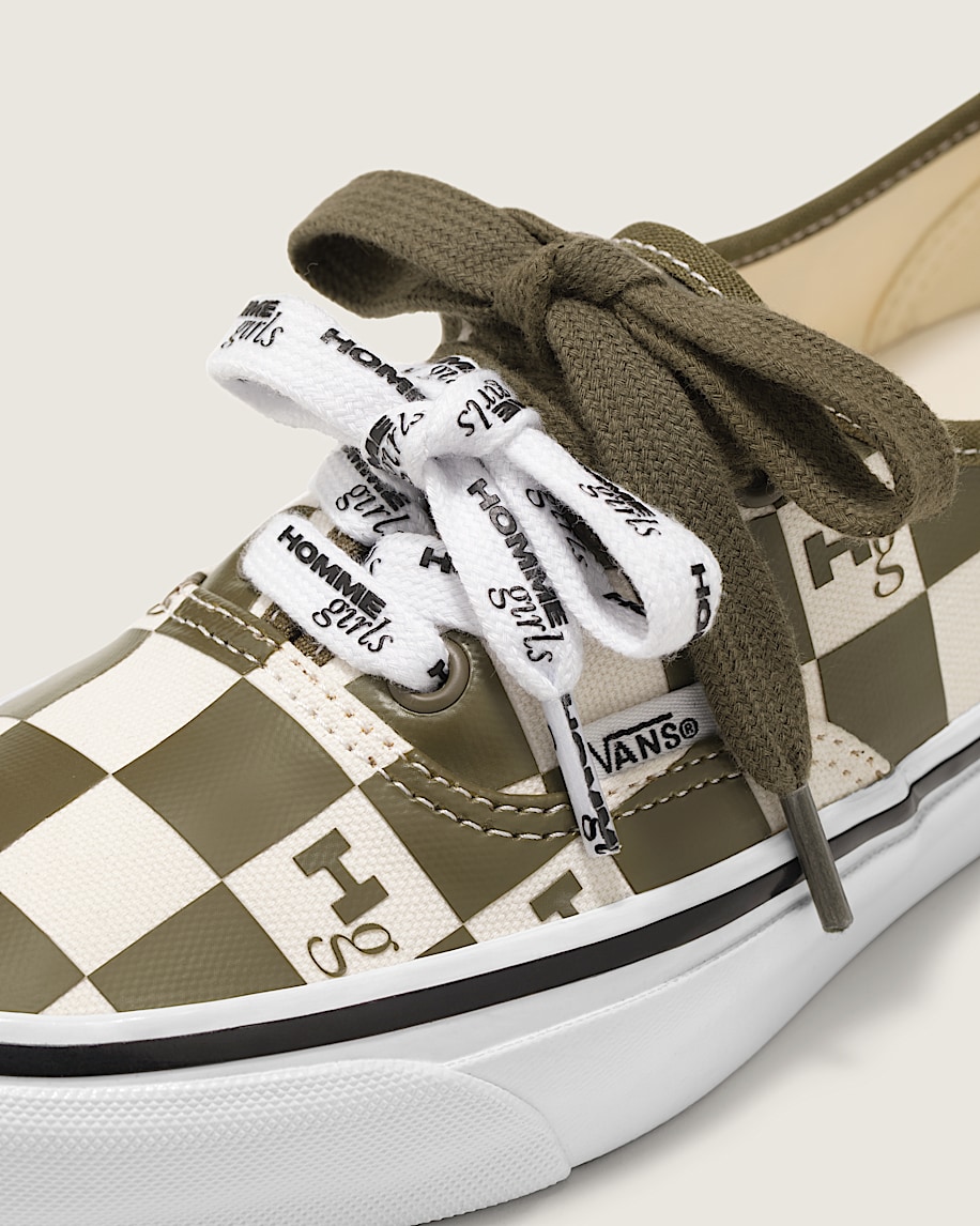 OTW by Vans X HommeGirls Authentic 44 VANS Checkerboard Military Green ALT5
