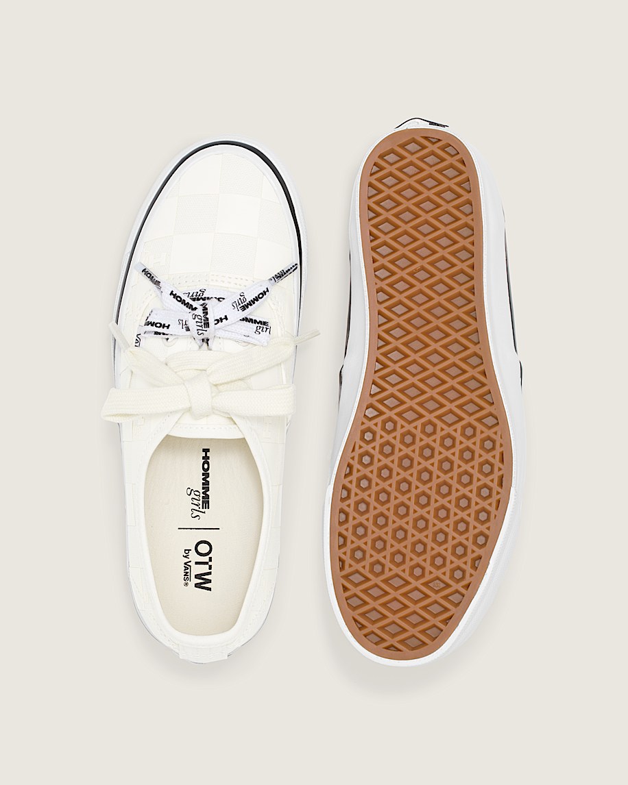 OTW by Vans X HommeGirls Authentic 44 VANS Checkerboard Marshmallow White ALT2