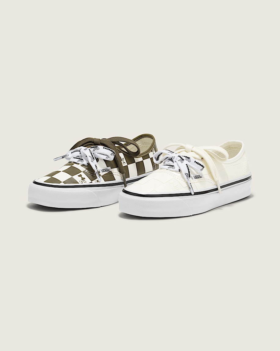 OTW by Vans X HommeGirls Authentic 44 VANS Checkerboard Marshmallow White ALT6