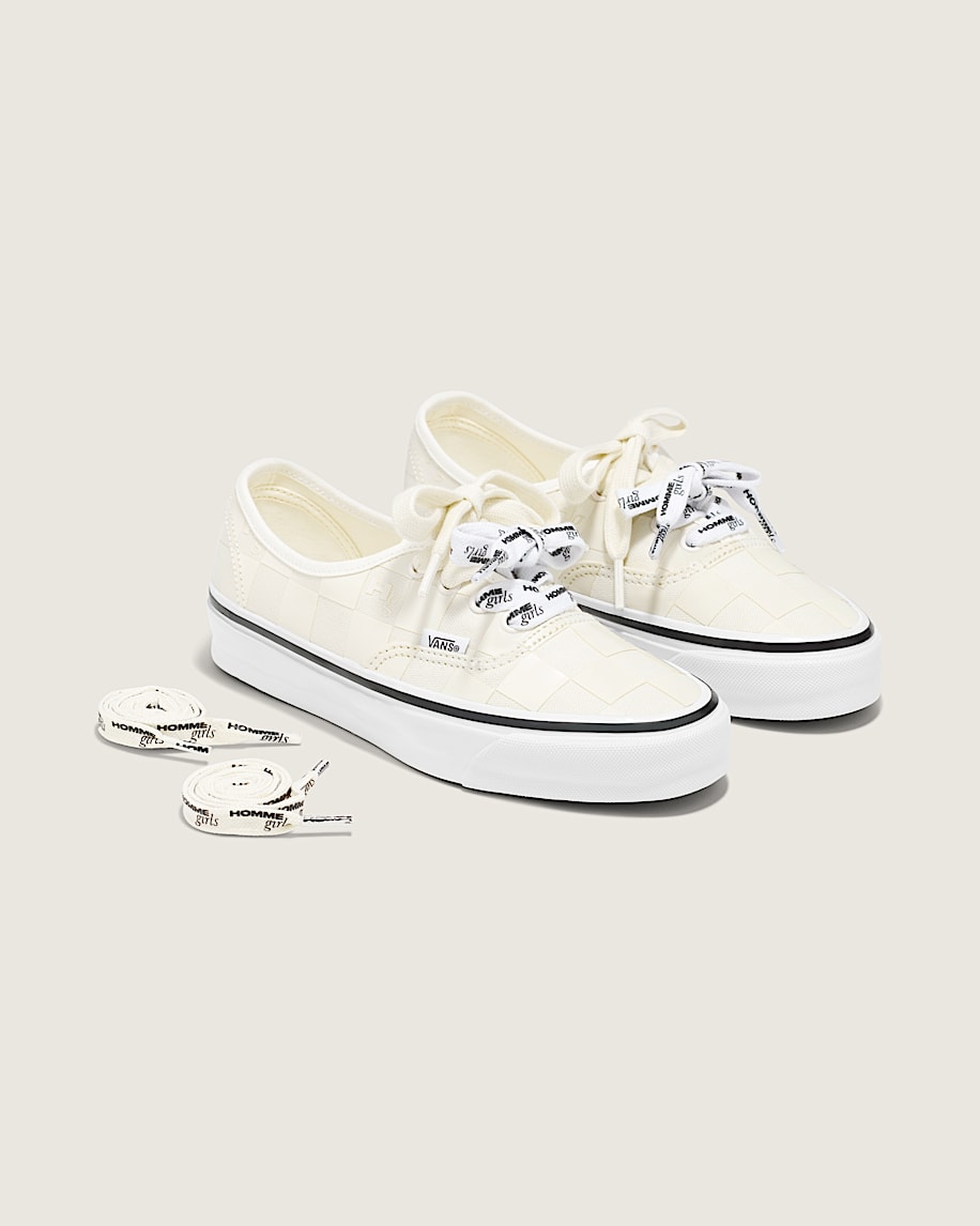 OTW by Vans X HommeGirls Authentic 44 VANS Checkerboard Marshmallow White ALT8