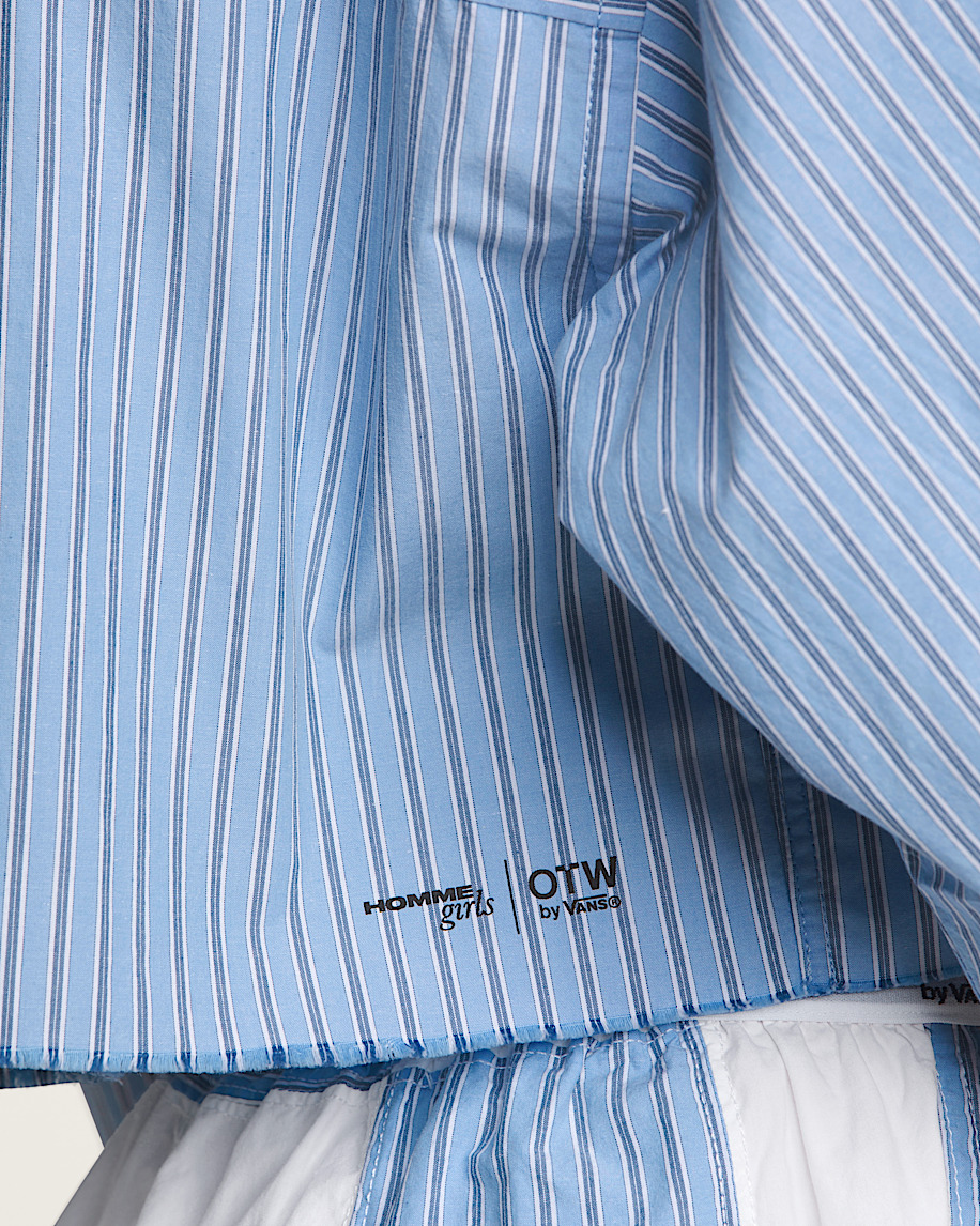 OTW by Vans X HommeGirls Crop Shirt VANS Azurine Blue ALT5