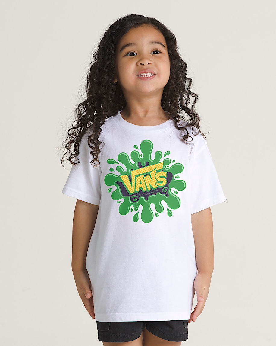Little Kids Splat TShirt VANS White ALT1