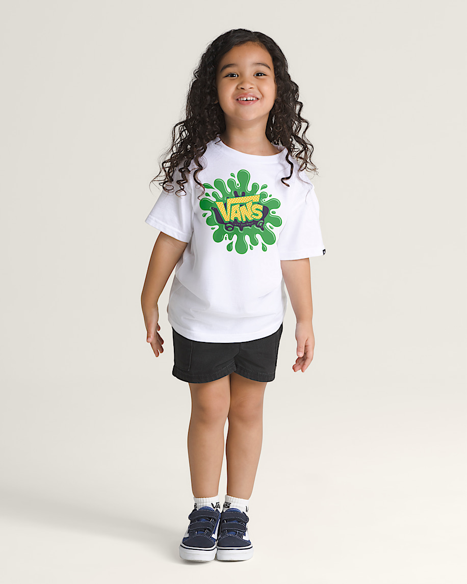 Little Kids Splat TShirt VANS White ALT2