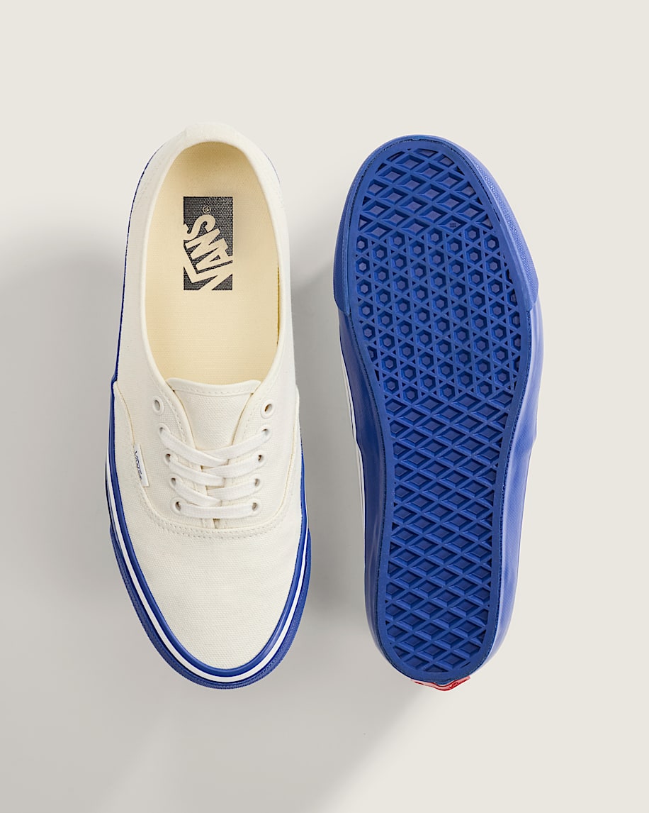 Premium Authentic Duck Canvas Shoe VANS White  Blue ALT2