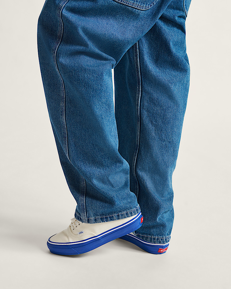 Premium Authentic Duck Canvas Shoe VANS White  Blue ALT4