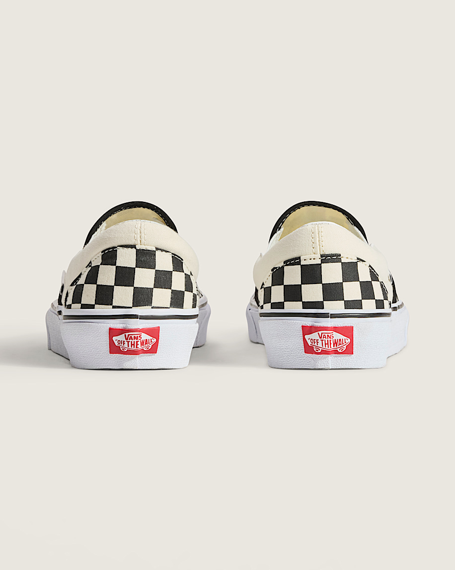 Classic SlipOn Checkerboard Shoe VANS Checkerboard Black  White ALT3
