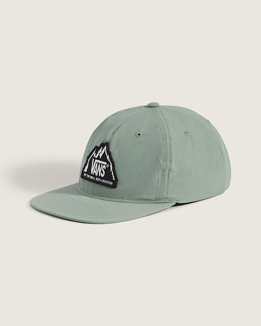Crestline Snapback Hat VANS Grey Mint Green HERO