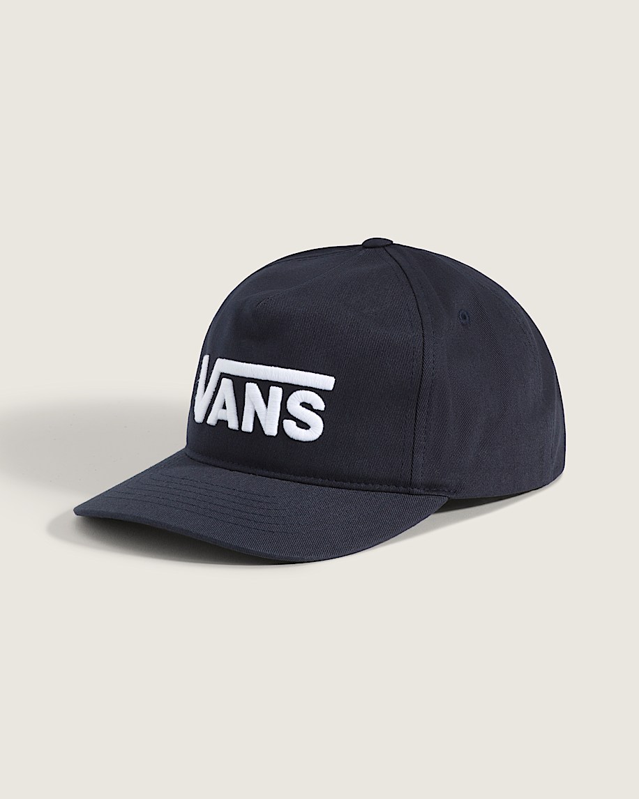 Drop V Logo Snapback Hat VANS Parisian Night Blue HERO