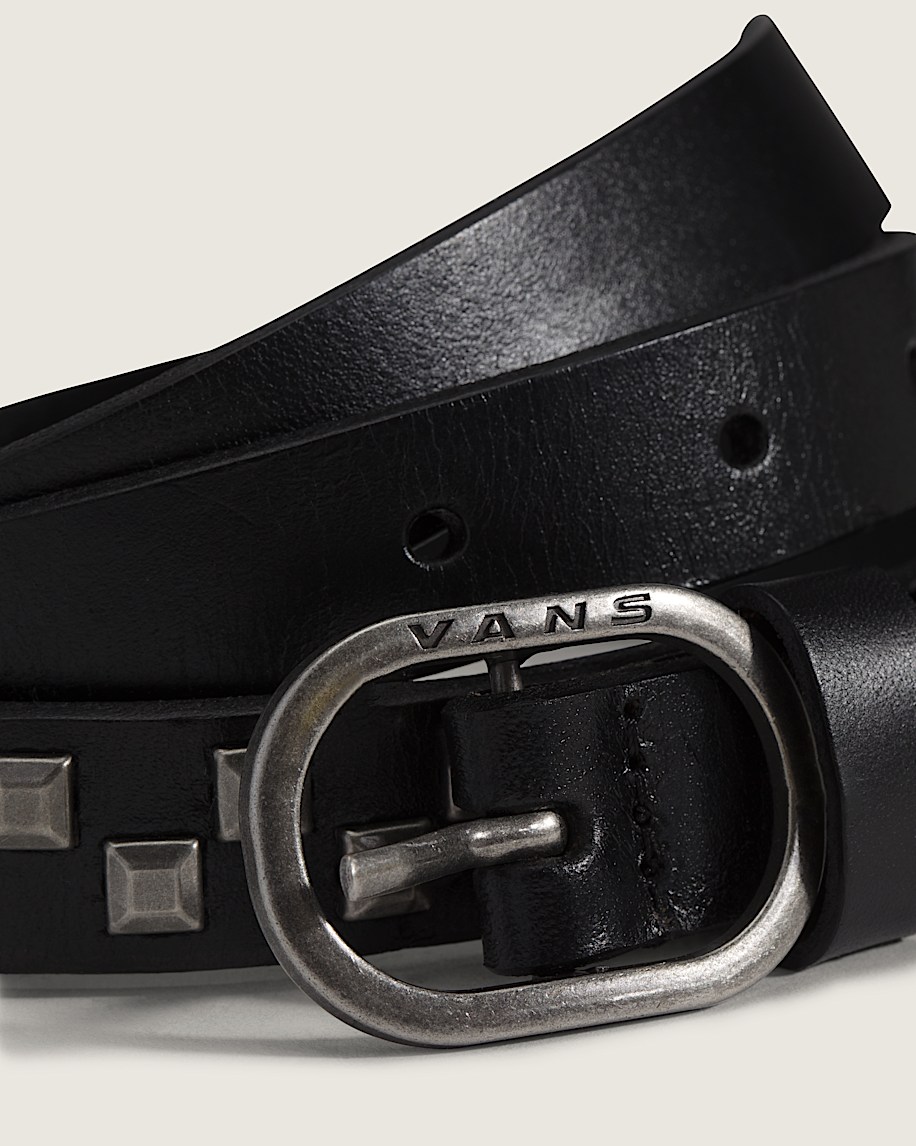 Check Leather Belt - 2