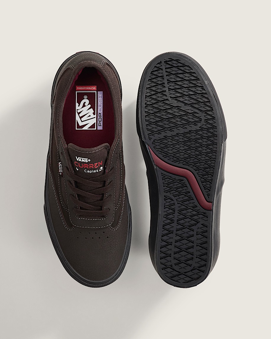 Skate Curren Caples Shoe VANS Dark Brown ALT3