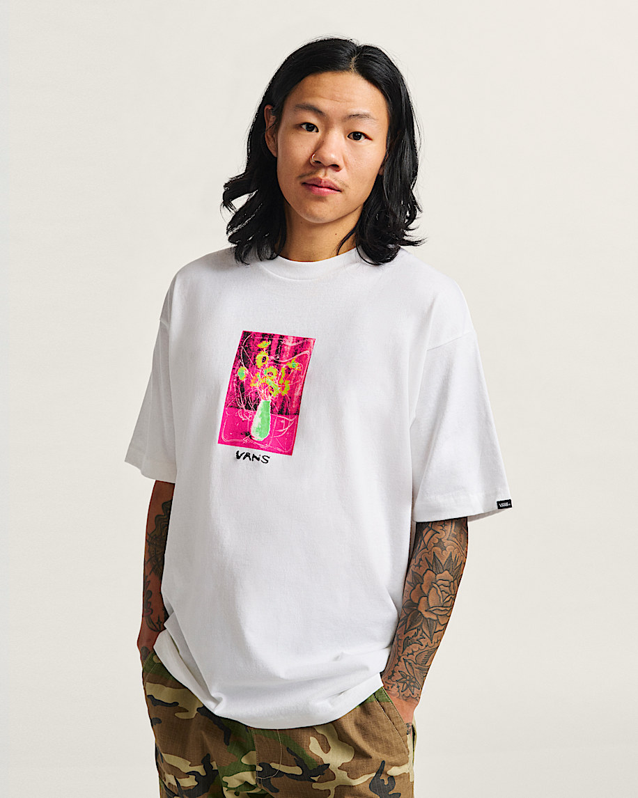 Floral Dcor TShirt VANS White ALT1