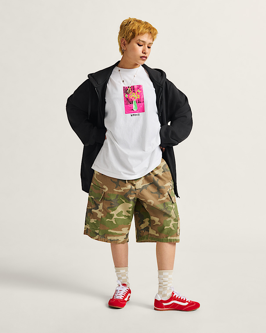 Floral Dcor TShirt VANS White ALT2