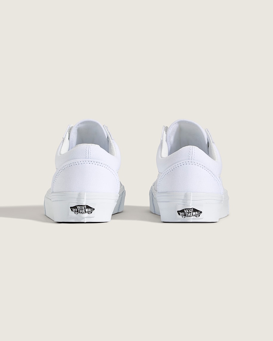 Big Kids Old Skool Shoe VANS True White ALT3