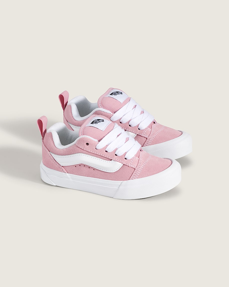 Little Kids Knu Skool Shoe VANS Dawn Pink  True White ALT1