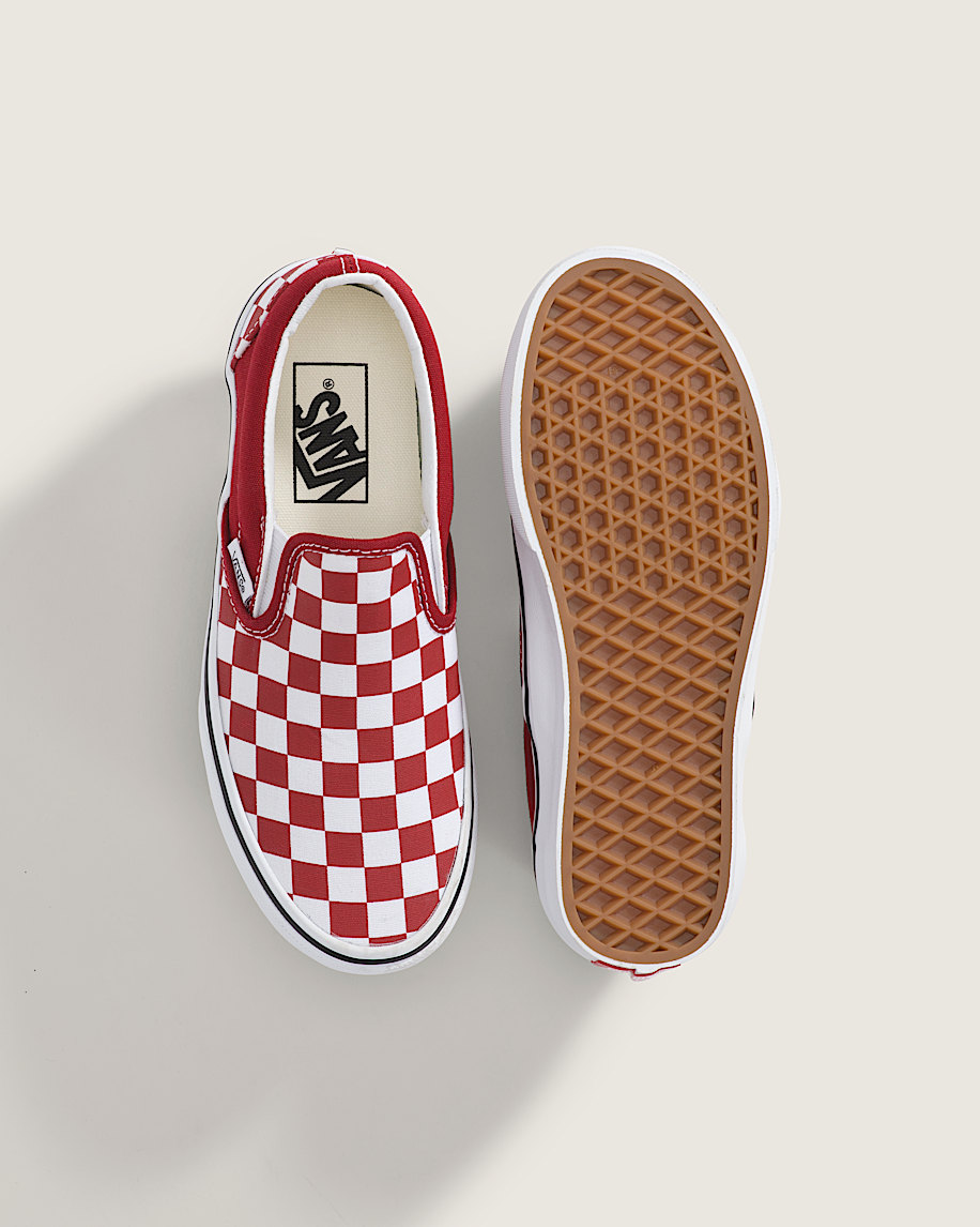 Big Kids Classic Slip-On Checkerboard Shoe - 3