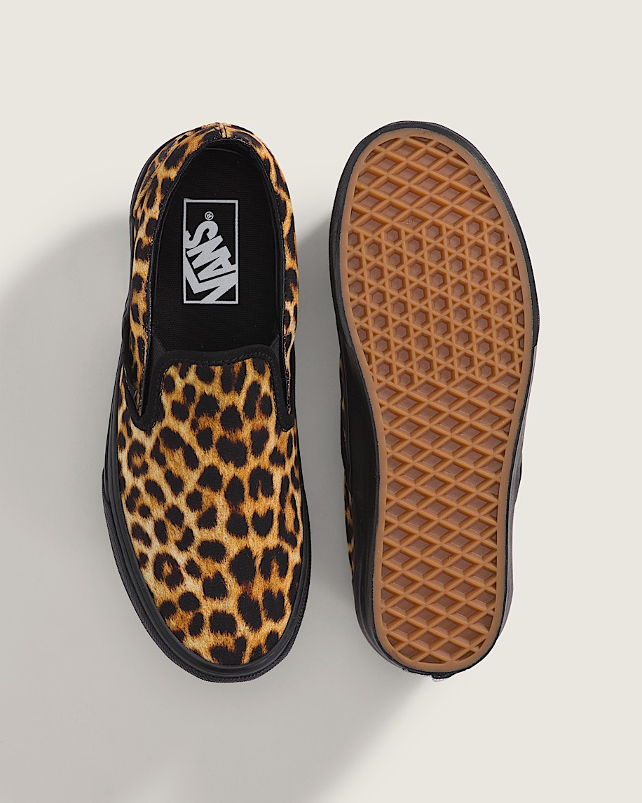 Classic SlipOn Shoe VANS Leopard Brown  Black ALT2
