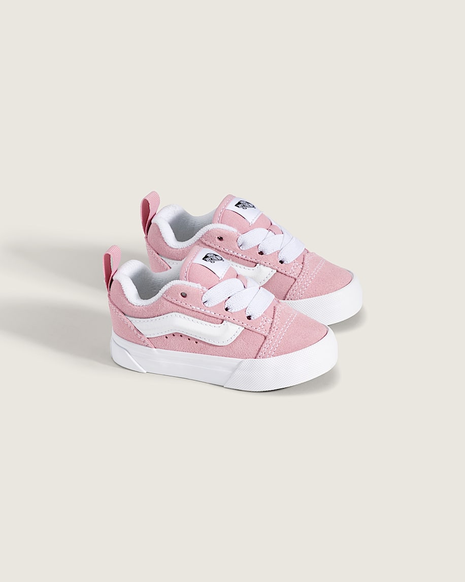 Toddler Knu Skool Shoe VANS Dawn Pink  True White ALT1