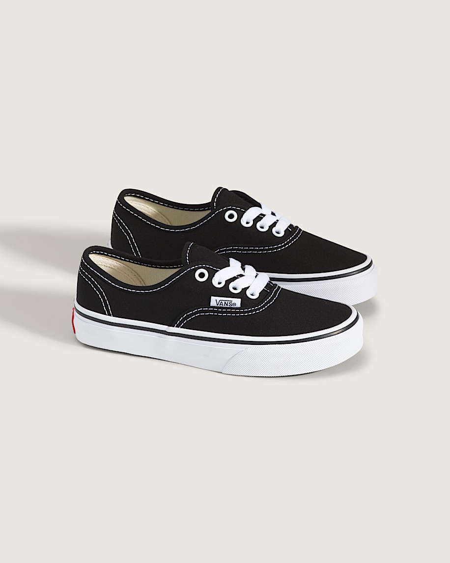 Vans | Kids Authentic Black/True White Shoes