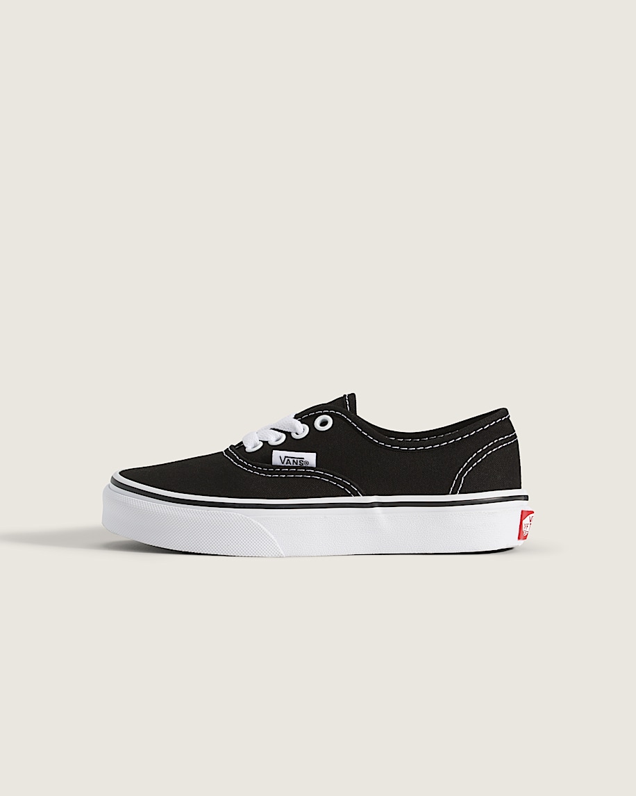 Vans | Kids Authentic Black/True White Shoes