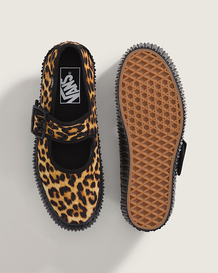 Mary Jane Creeper Shoe VANS Leopard  Black ALT2
