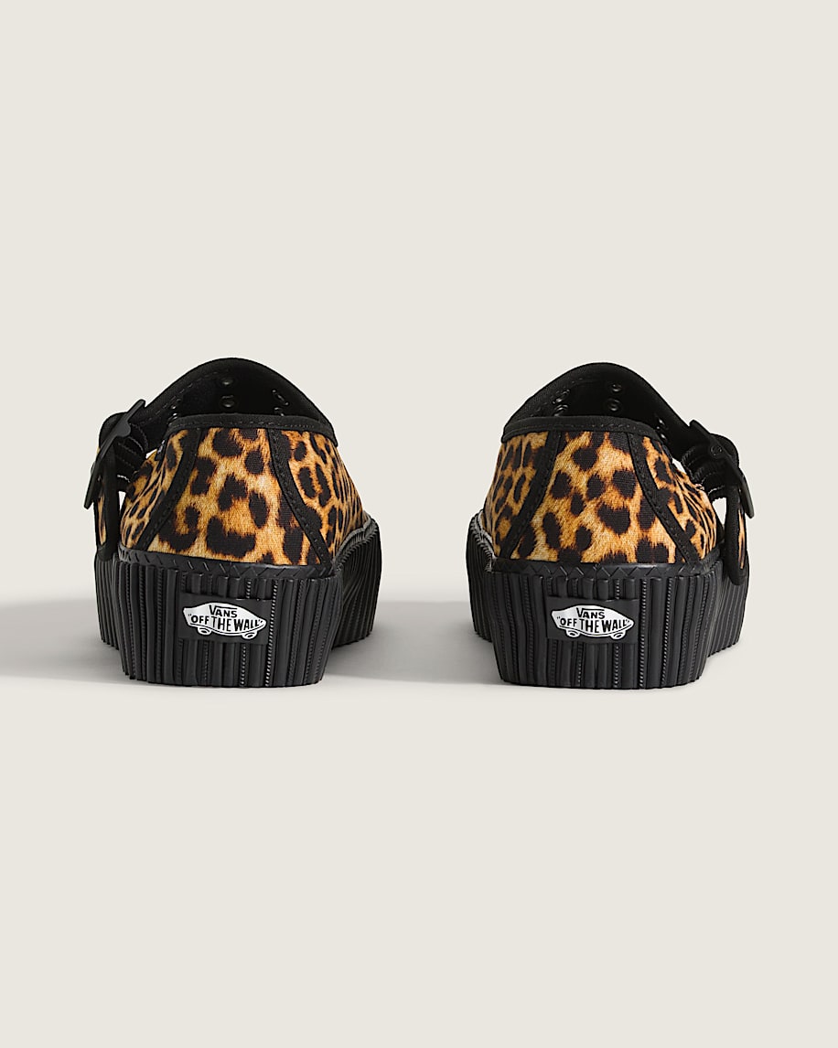 Mary Jane Creeper Shoe VANS Leopard  Black ALT3