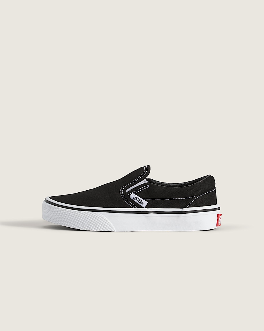 Little Kids Classic SlipOn Shoe VANS Black  True White HERO