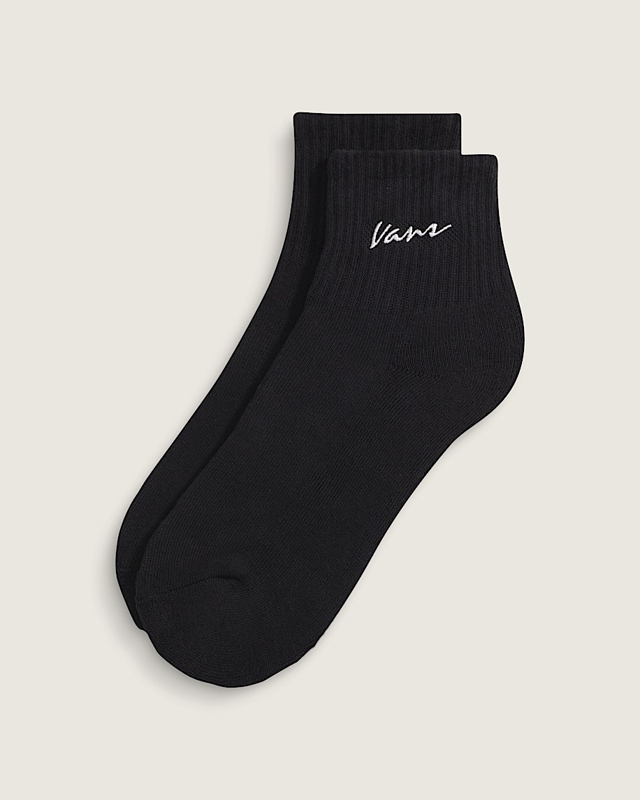 Kids Classic Script Half Crew Socks - 1